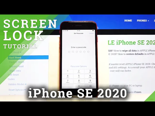 Video thumbnail for How to Change Lock Method on iPhone SE 2020 – Data Protection