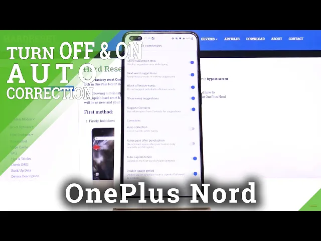 Video thumbnail for How to Activate Auto-Correction in OnePlus Nord – Correct Misspelling