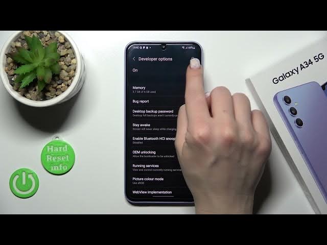 Video thumbnail for Samsung Galaxy A34   How to Hide Developer Options
