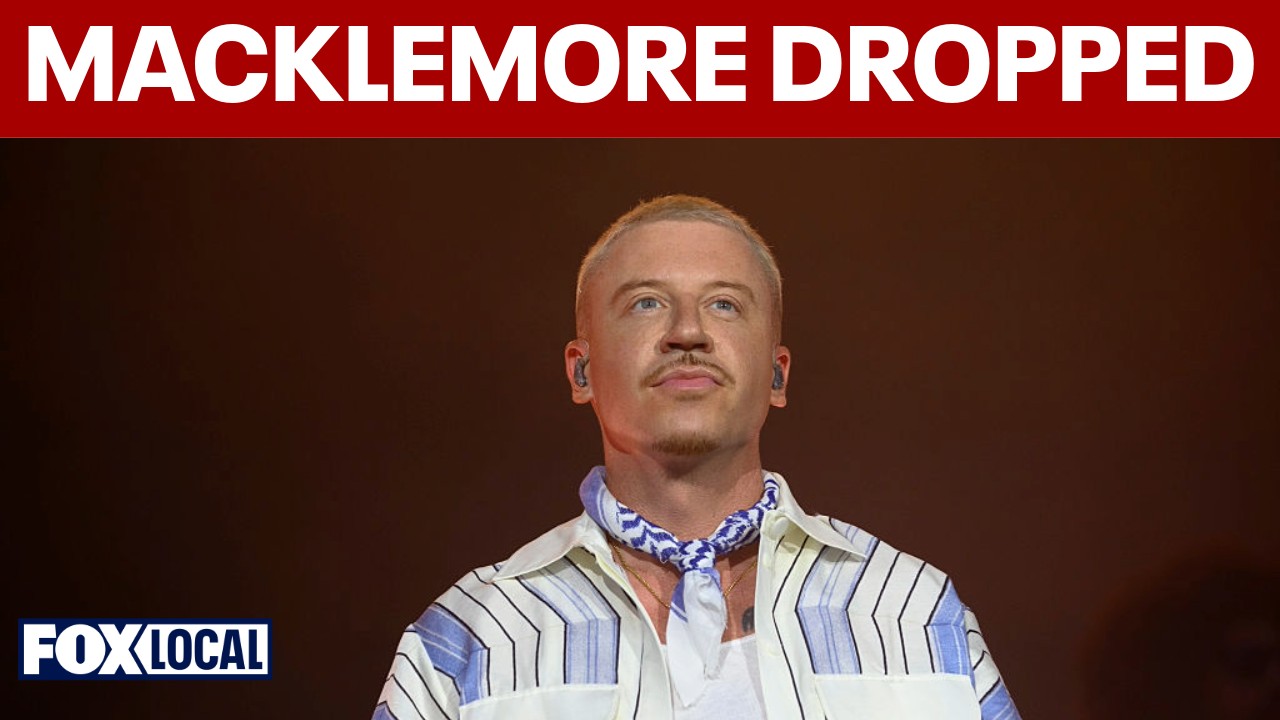 Video thumbnail for Macklemore dropped from Ed Sheeran's tour after 'Free Palestine' statements