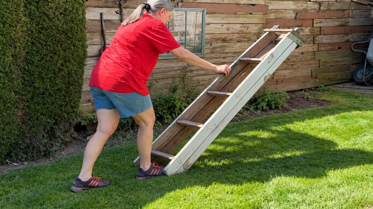 Video thumbnail for She Turned an Old Ladder Into a Garden Masterpiece