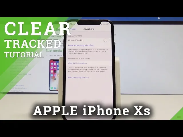 Video thumbnail for How to Clear Tracked Data in iPhone Xs - Reset Advertising Identifier