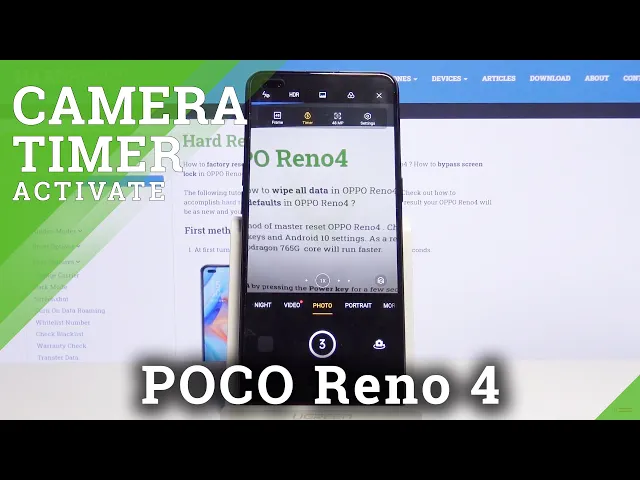Video thumbnail for How to Change Camera Timer on OPPO Reno4 – Camera Configuration