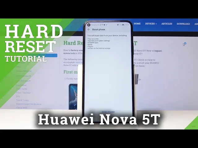 Video thumbnail for HUAWEI Nova 5T Factory Reset / Wipe All Data