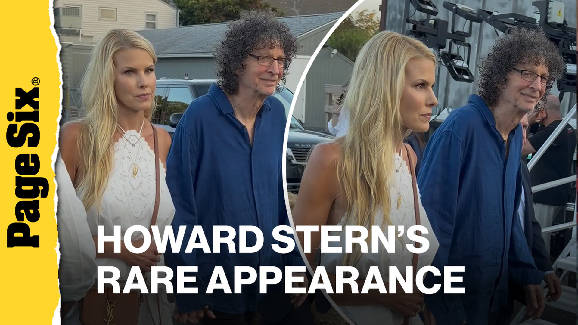 Video thumbnail for Howard Stern makes rare appearance after bombshell lawsuit with ex-assistant