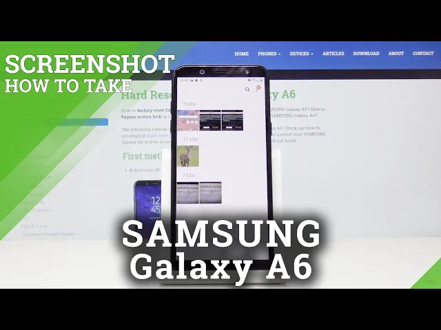 Video thumbnail for How to Screenshot Anything on Samsung Galaxy A6 –  Capture Screen Content