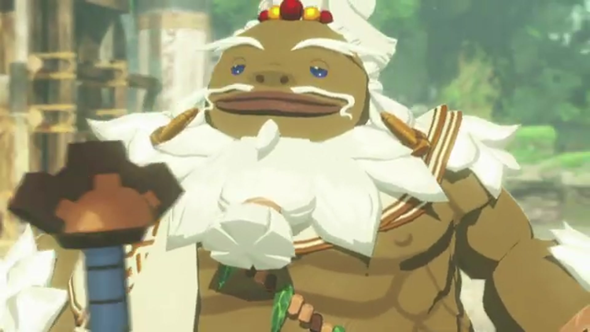 Video thumbnail for Hyrule Warriors: Age of Imprisonment - The Art of The Blade: Goron Chief Agraston Intro Cutscene