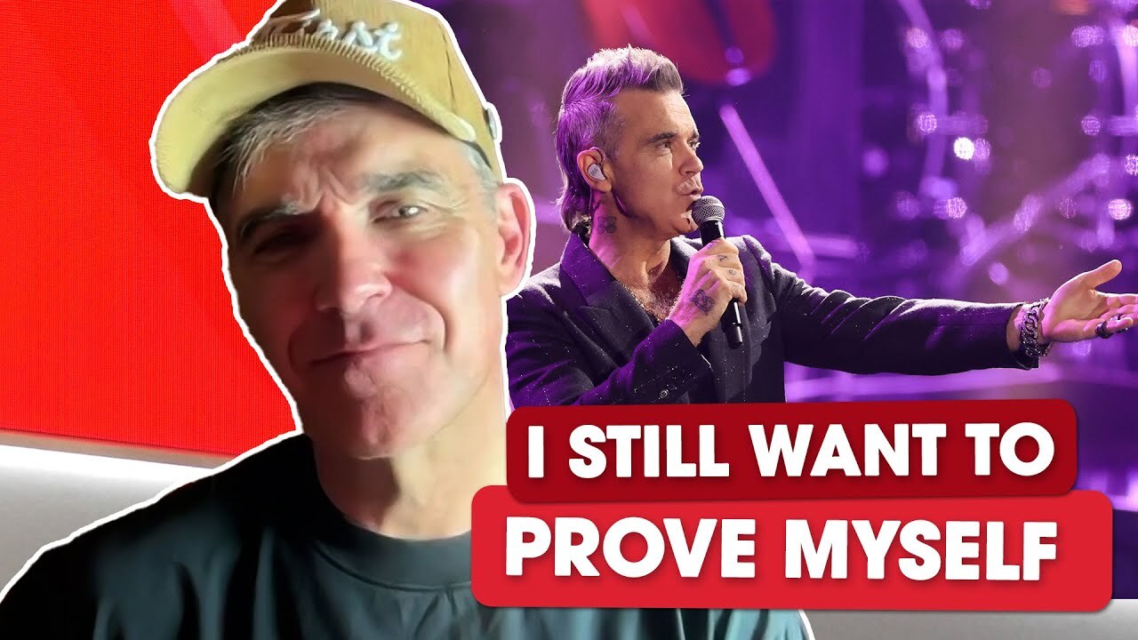 Video thumbnail for Robbie Williams talks "absolute thrill" of duetting with Danny Dyer on Parklife