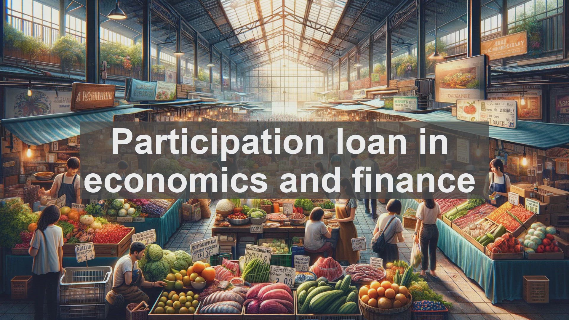 'Video thumbnail for Participation loan in economics and finance'