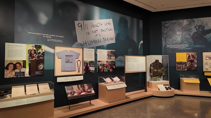 Video thumbnail for 9/11 Memorial & Museum unveils new exhibition ahead of annual ceremony