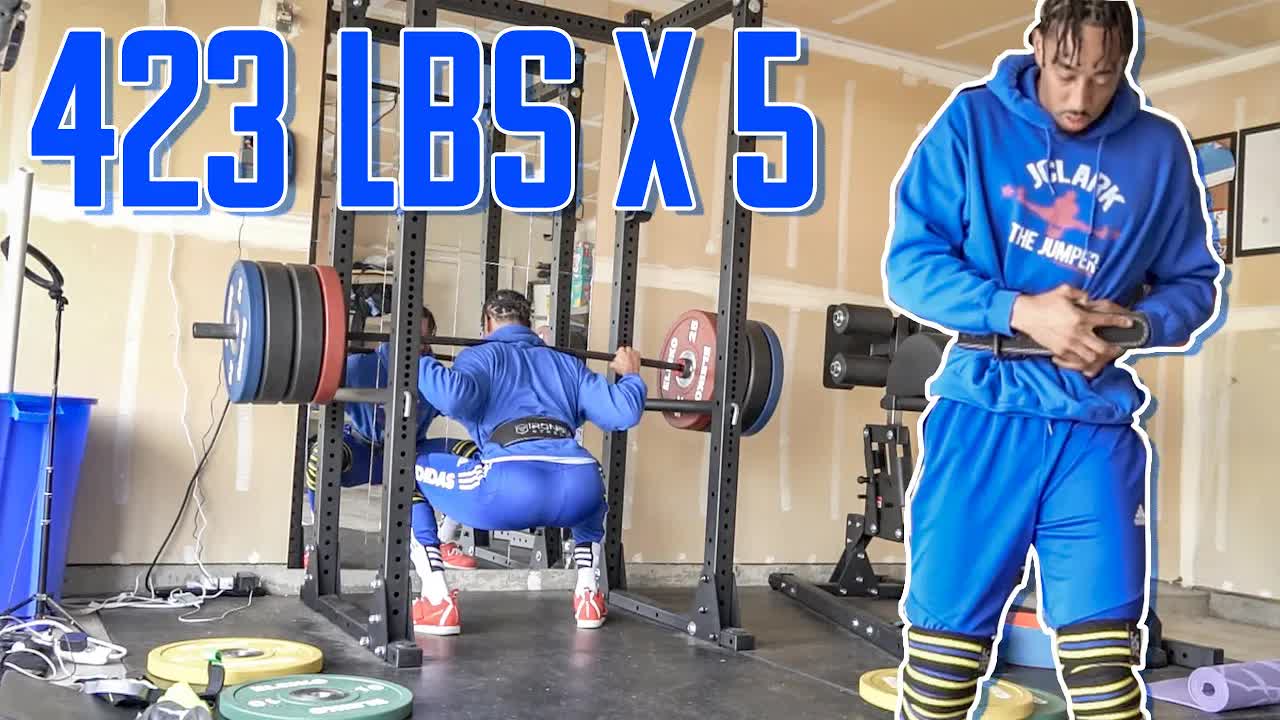 Video thumbnail for SATURDAY'S are For the BOUNCE: Getting REALLY Strong 400lbs for reps!