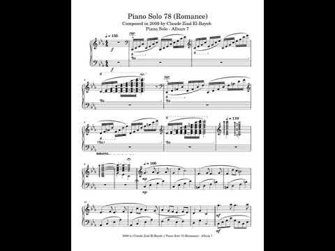 Video thumbnail for Claude Ziad El-Bayeh - Piano Solo 78 (Romance) - Composed in 2009