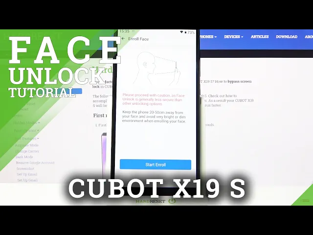 Video thumbnail for How to Add Face Data in Cubot X19 S - Set Up Face Unlock