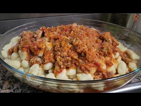 Video thumbnail for Receta de Ñoquis de papa con Salsa de tomate ¡Como lo hacía la abuela! ¡SOLO 2 HUEVOS!