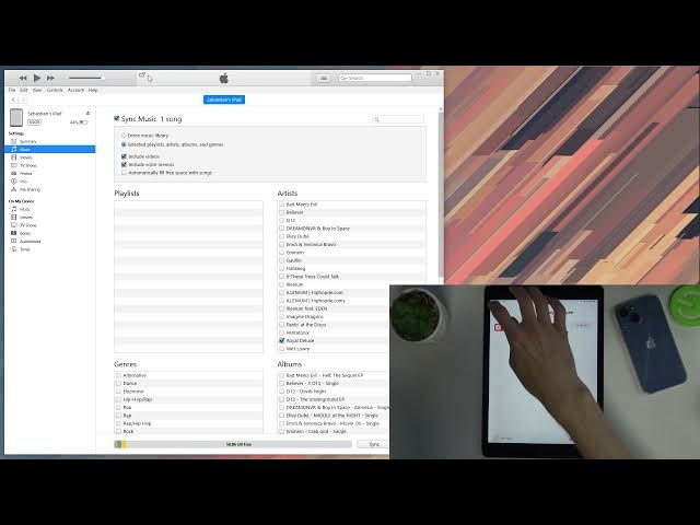 Video thumbnail for How to Sync iTunes to iPad 2021 – Transfer Music from Computer to iPad 2021