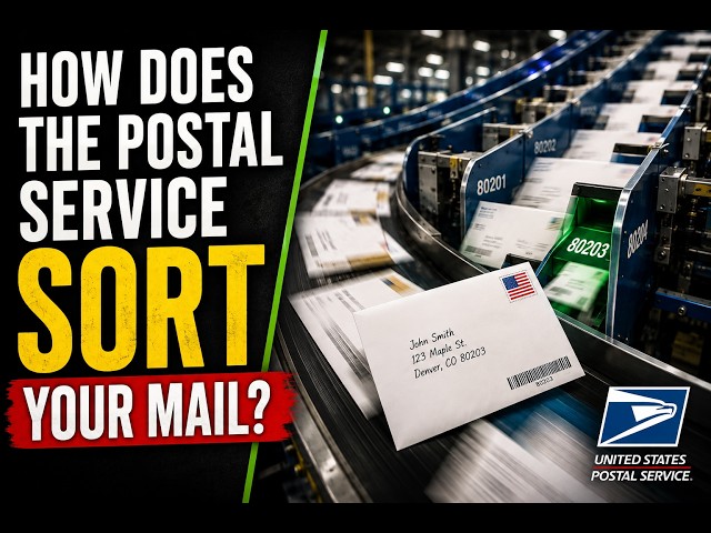 Video thumbnail for How does the postal service sort your mail?