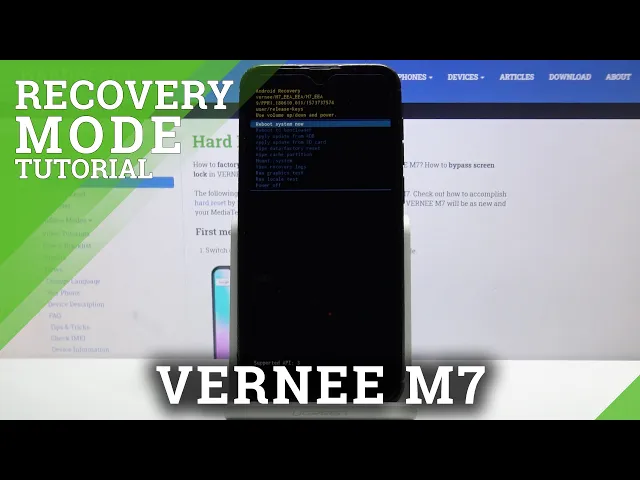 Video thumbnail for How to Enter Factory Mode in VERNEE M7 – Find Recovery Mode Options