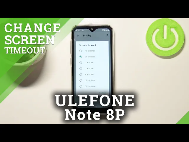 Video thumbnail for How to Set Up Screen Timeout in ULEFONE Note 8P – Adjust Screen Timeout\
