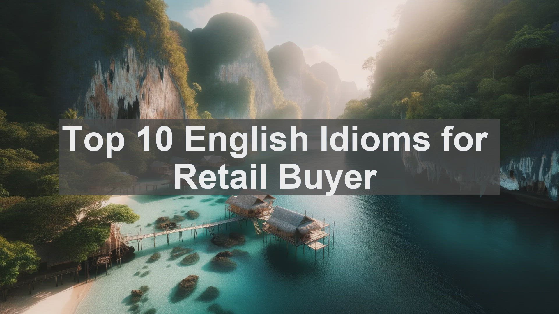 'Video thumbnail for Top 10 English Idioms for Retail Buyer'