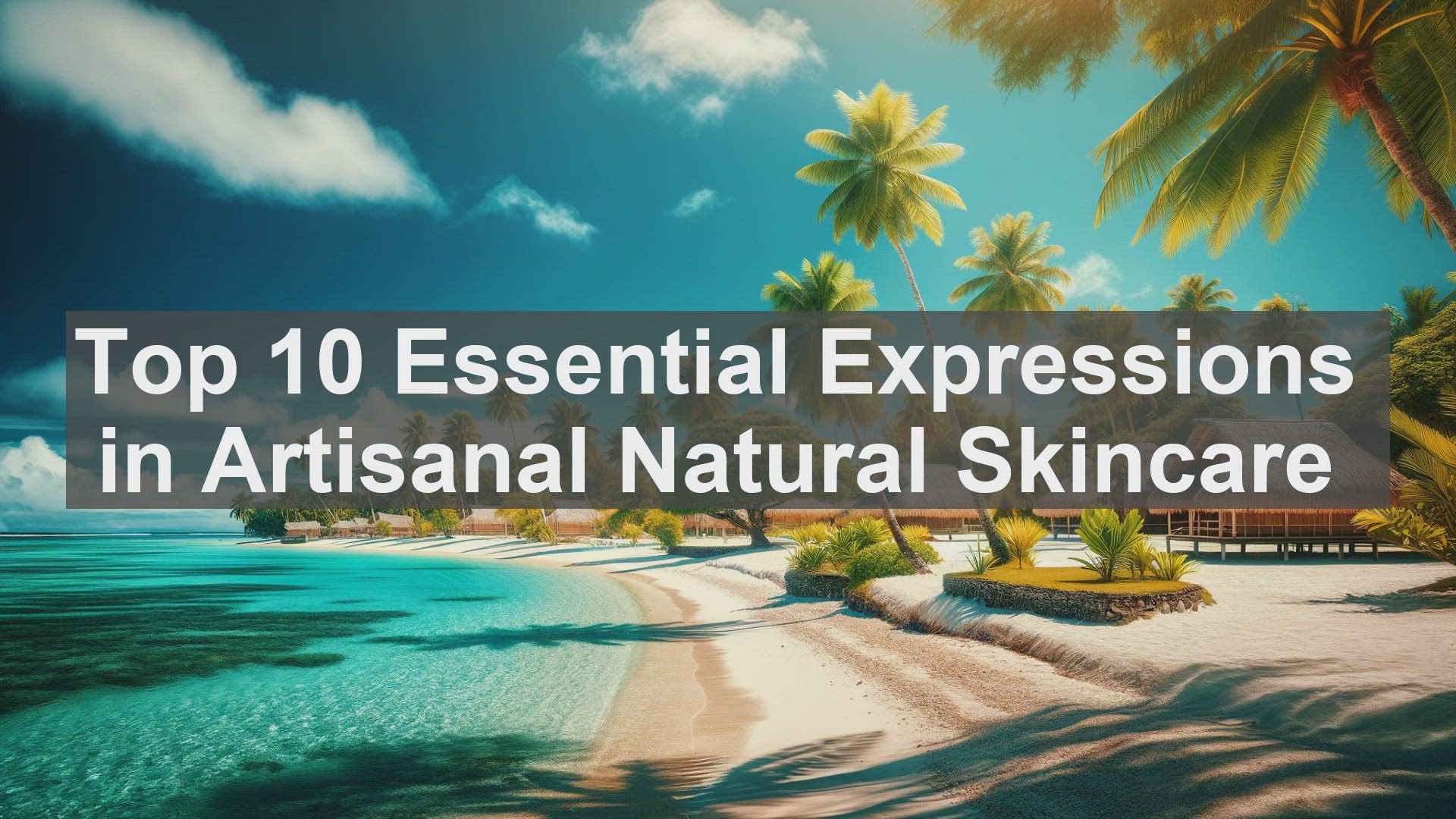 'Video thumbnail for Top 10 Essential Expressions in Artisanal Natural Skincare'