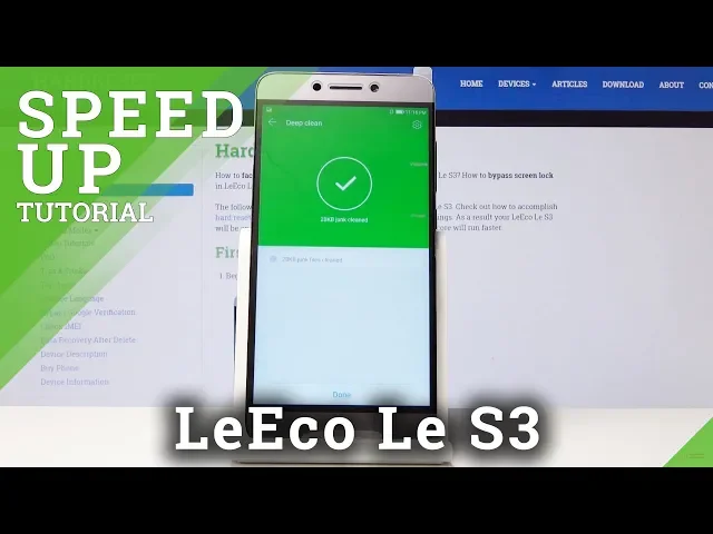 Video thumbnail for How Speed Up LeEco Le S3 - Optimization Process