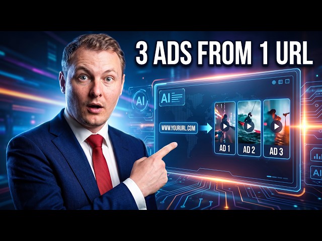 Video thumbnail for AI Ads: Create 3 Video Ads From Any URL in Minutes