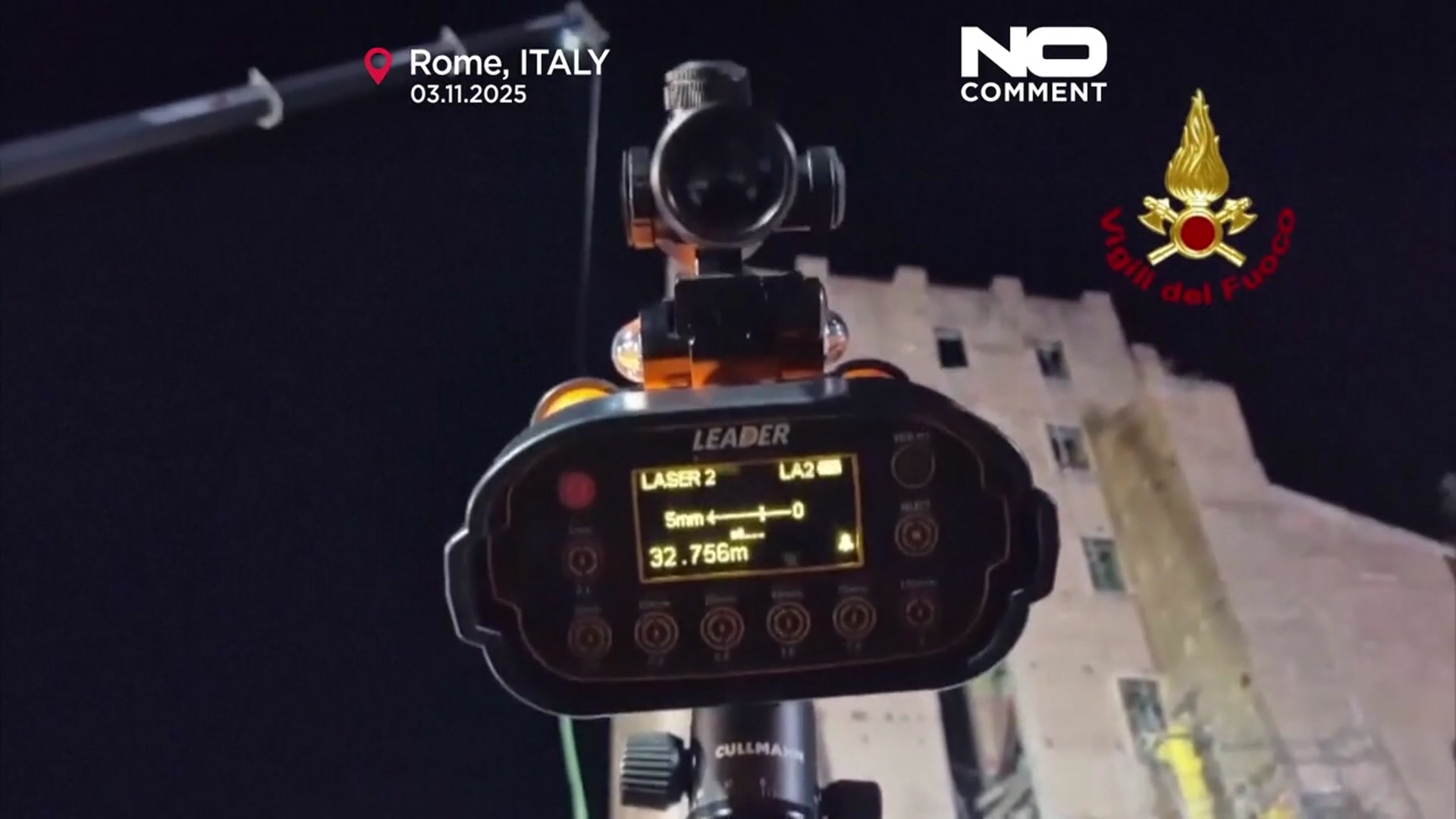 'Video thumbnail for Torre dei Conti: Rescued worker dies after Rome tower collapse'