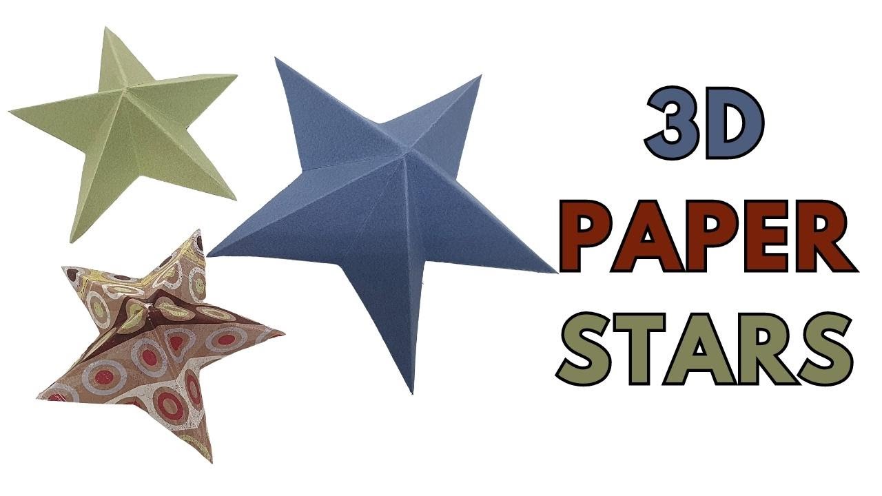 Video thumbnail for 3D Paper Star