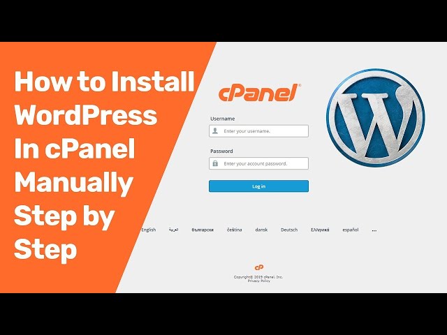 Video thumbnail for How To Install WordPress In CPanel Hosting