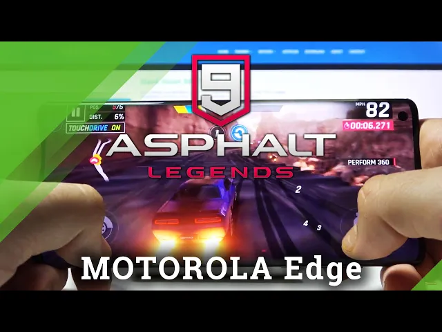 Video thumbnail for Gaming Quality Checkup on Motorola Edge - Asphalt 9 Game Test