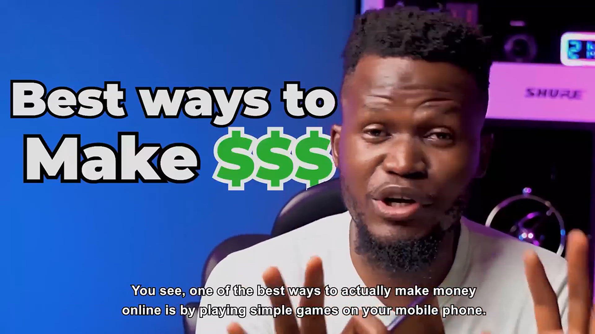'Video thumbnail for Earn $9 Every 3 Minutes Just Playing Games on Your Phone _ Make Money Online'