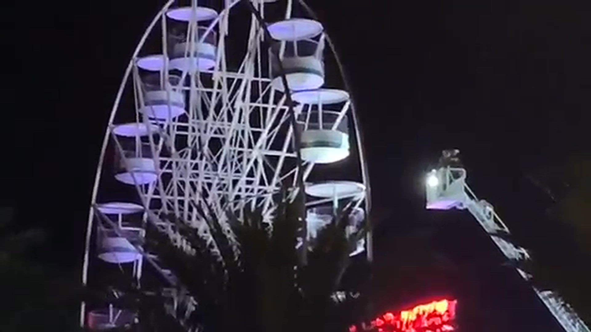 'Video thumbnail for Riesenrad Ausfall HolidayWorld 2019'