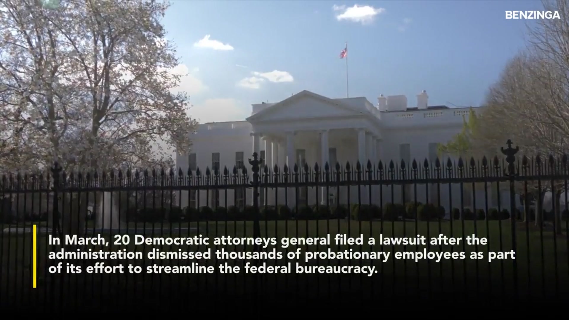 'Video thumbnail for Federal Court Upholds Trump Administration's Mass Firings Of Probationary Employees, Dismisses Democratic Lawsuit'