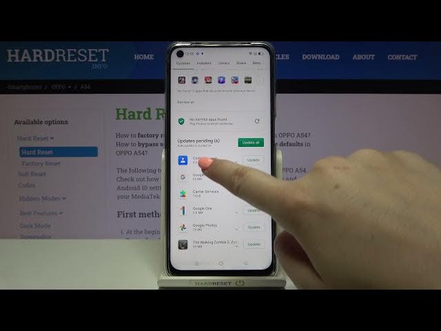 Video thumbnail for How to Update Apps in OPPO A54 – Download Newest App Version