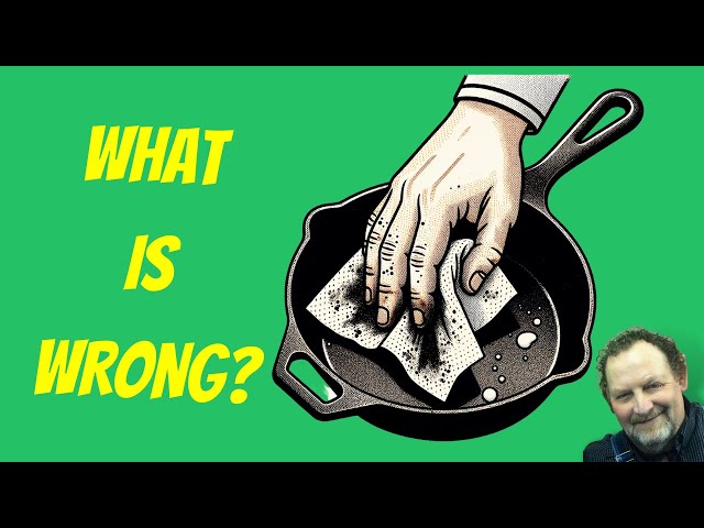 Video thumbnail for Why Is There Black Residue On My Cast Iron Skillet?