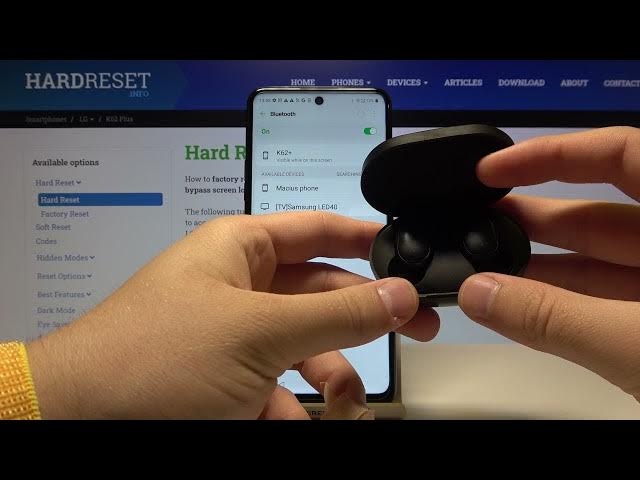 Video thumbnail for How to Pair LG K62 Plus with XIAOMI AirDots 2 – Bluetooth Connection
