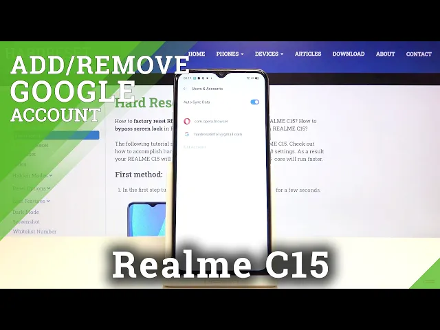 Video thumbnail for How to Add Google Account in REALME C15 – Sign in to Google