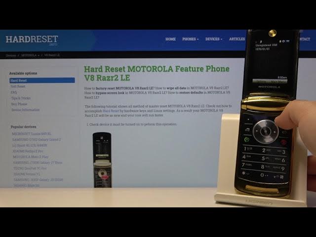 Video thumbnail for How to Boot Animation in Motorola V8 Razr2  - Welcome Display Layout