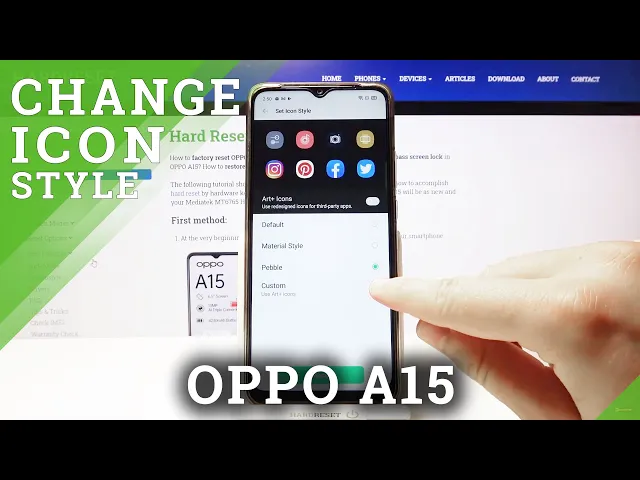 Video thumbnail for How to Change Icon Shape in OPPO A15 – Customize Icon Shape