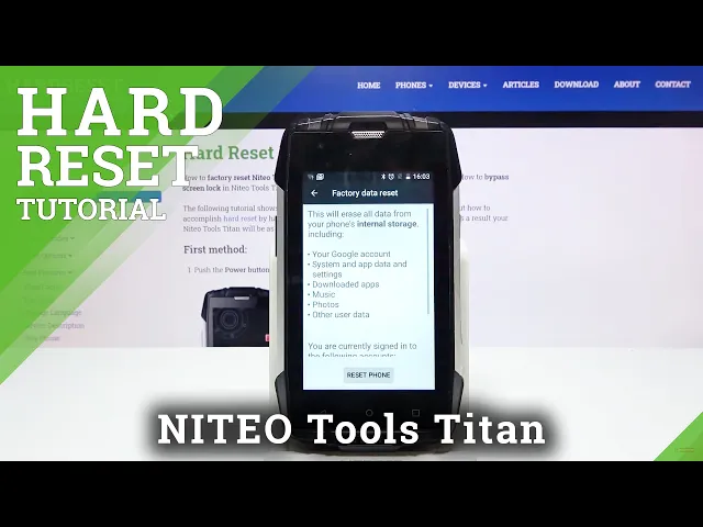 Video thumbnail for How to Hard Reset Niteo Tools Titan - Restore Factory Settings