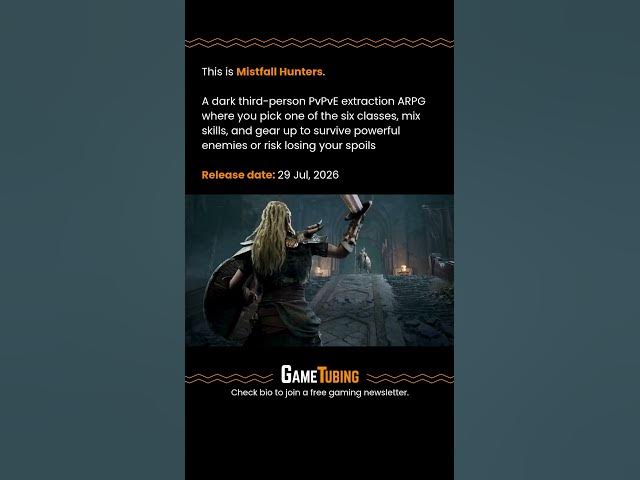 Video thumbnail for This is Mistfall Hunter - A dark fantasy extraction ARPG.