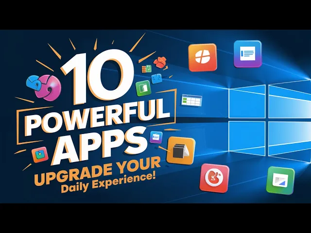 Video thumbnail for 10 Powerful Windows Apps You Never Knew You Needed for Daily Productivity!