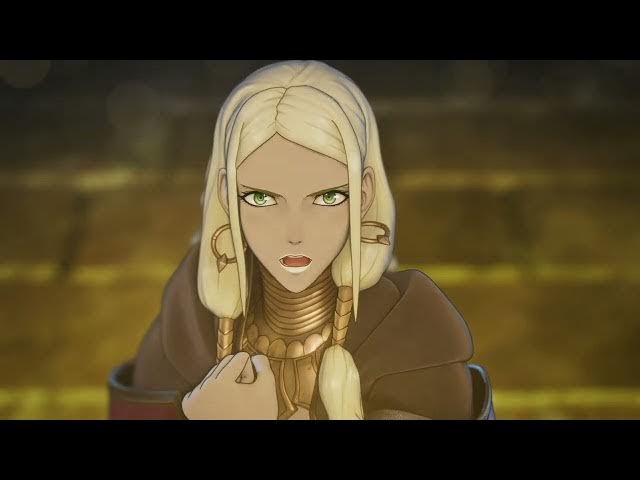 Video thumbnail for Fire Emblem: Fortune's Weave - 1 Theodora's Path Ch 1: Theodora Meets Mahadu - Gives Her Arm & Spear
