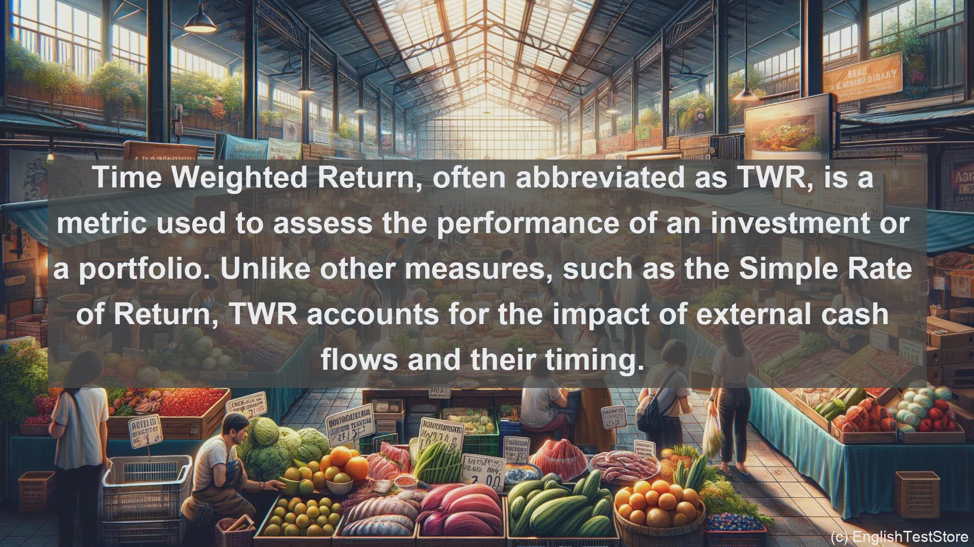 'Video thumbnail for Time weighted return in economics and finance'