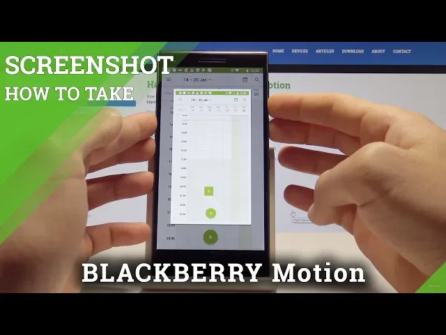 Video thumbnail for How to Take Screenshot on BLACKBERRY Motion - Capture Screen / Save Screen