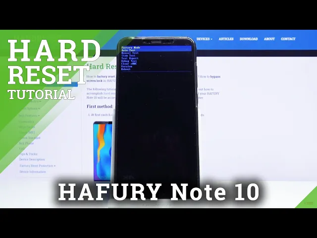 Video thumbnail for How to Hard Reset HAFURY Note 10 – Master Reset by Factory Mode