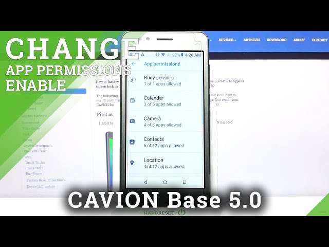 Video thumbnail for CAVION Base 5.0 Manage Apps Permissions