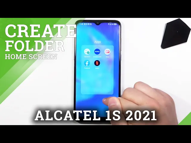 Video thumbnail for ALCATEL 1S (2021) and Screen Personalization - Create Apps Folder on Home Screen