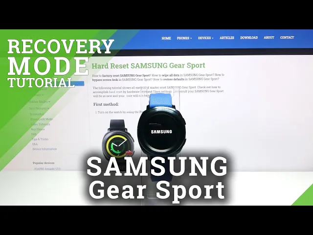 Video thumbnail for Reboot Mode in SAMSUNG Gear Sport – Factory Command / Recovery / Power Off