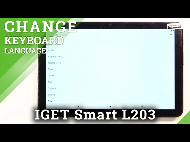 Video thumbnail for How to Change Keyboard Language on IGET Smart L203 – Set Up New Language